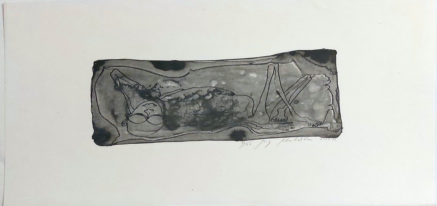 Jörg Shimon SCHULDHESS: Lithographie 1971 1