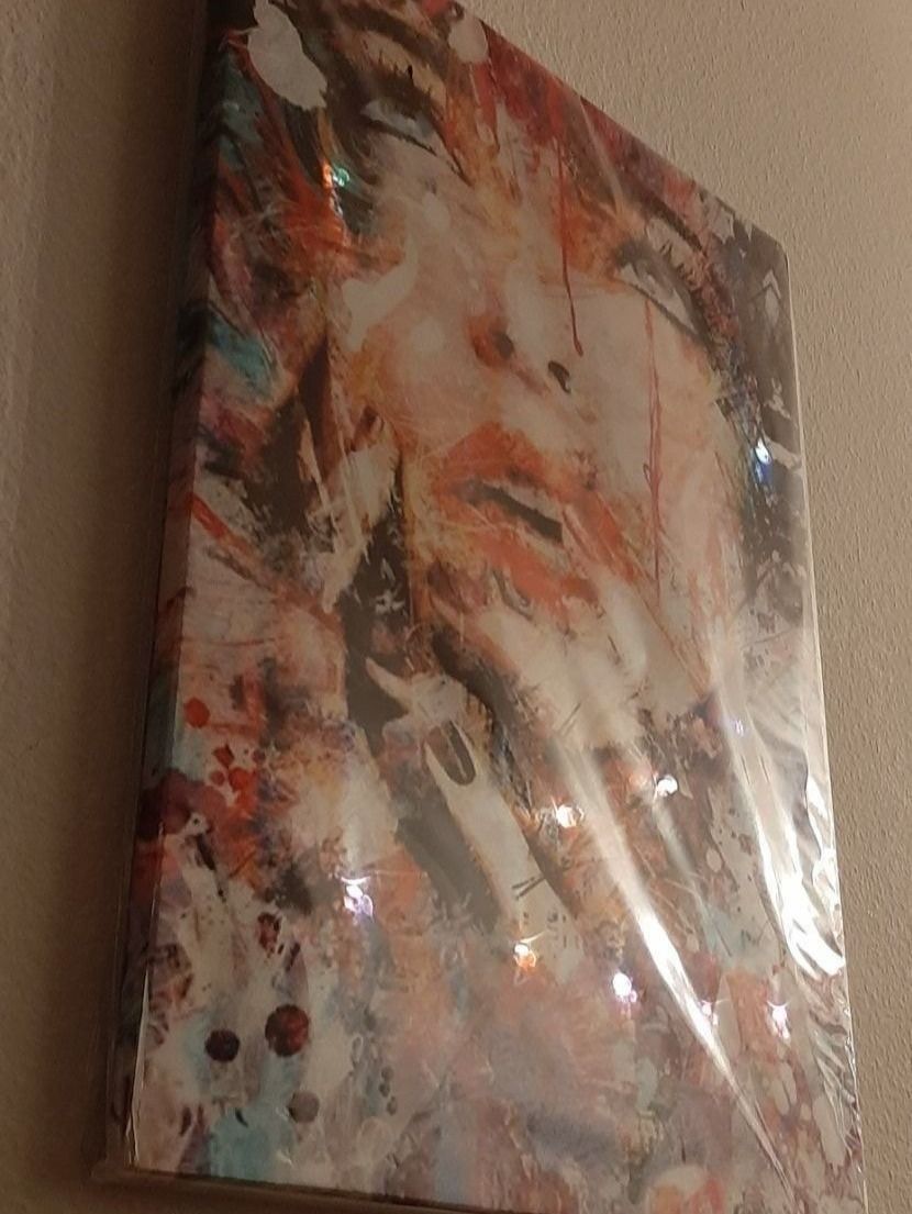 Poster & Bilder: Woman color face Kunst LED Bild – Neu und originalverpackt aus Kilchberg ZH von ruedi34 5