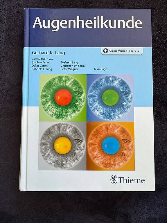 Libri: Augenheilkunde Gerhard K. Lang – Nuovo e nell'imballaggio originale da Zumikon venduto da Schlufi123