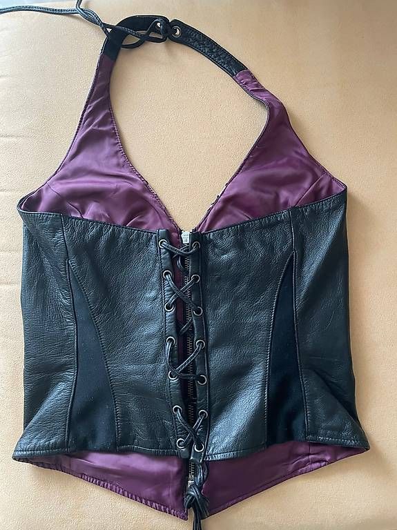 Top: AUTHENTIC HARLEY-DAVIDSON Leather Bustier / Top – Usato da Solothurn venduto da Deinze 2