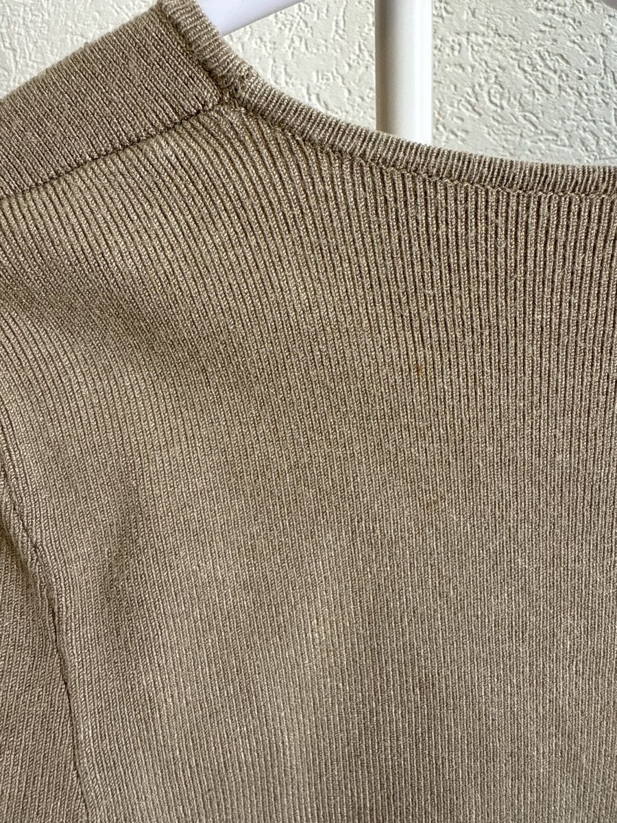 Manor Pulls & Sweat-shirts: Pull col rond maille vert kaki clair Manor, t.36/S – D'occasion à Tavannes par Thriftshop 3