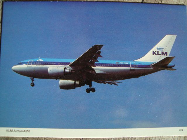 Cartoline postali: KLM Royal Dutch Airlines A310 PH-AGB – Nuovo e nell'imballaggio originale da Thun venduto da Abigboss