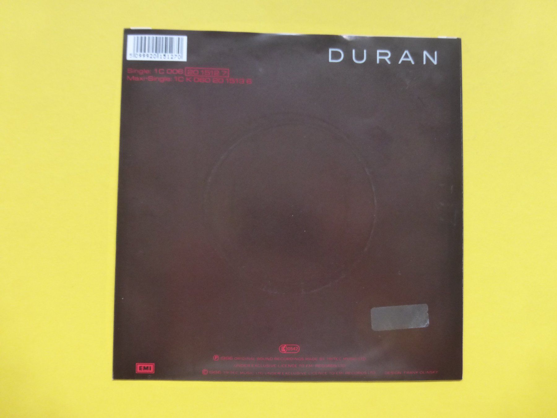Dischi in vinile: Duran Duran – Notorious – Usato da Zürich venduto da Swiss57 1