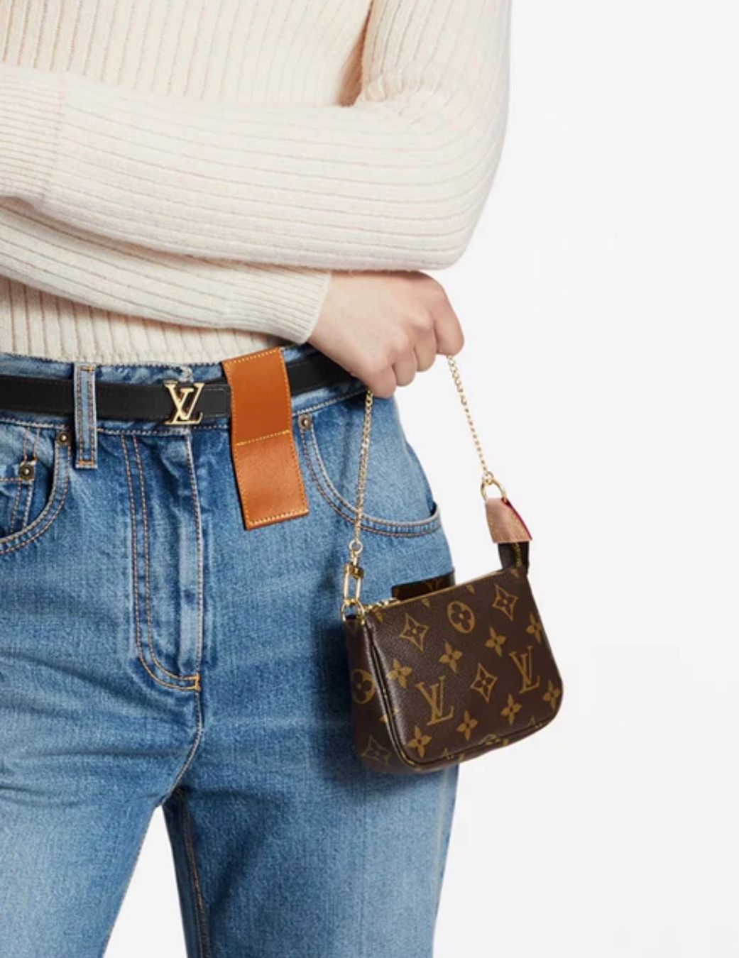 Louis Vuitton Taschen für Damen: 100% ORIGINAL LOUIS VUITTON MINI POCHETTE SPECIAL EDITION – Gebraucht aus Küssnacht am Rigi von Grittibaenz 7