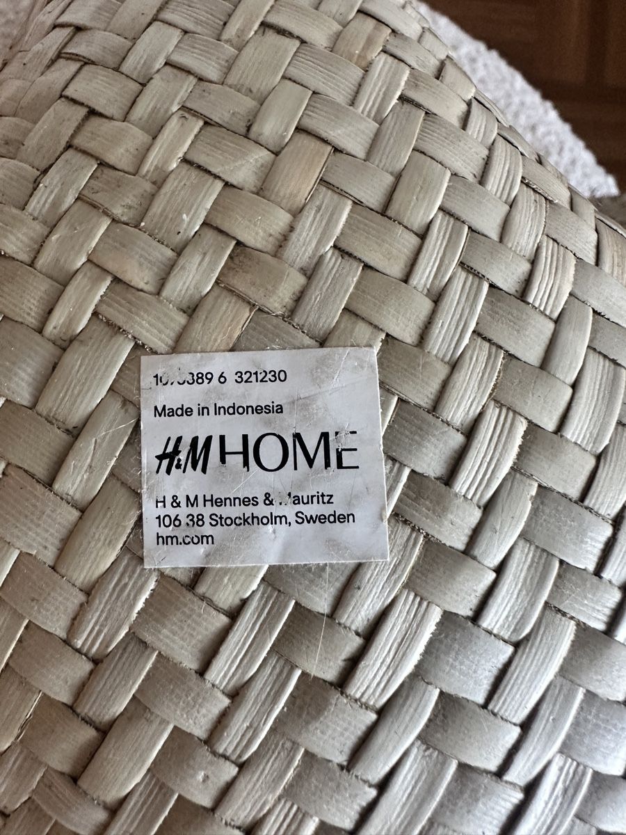 H&M Altro per la casa: Wunderschön geformter Strohkorb von H&M Home – Usato da Baden venduto da Marytumby 5