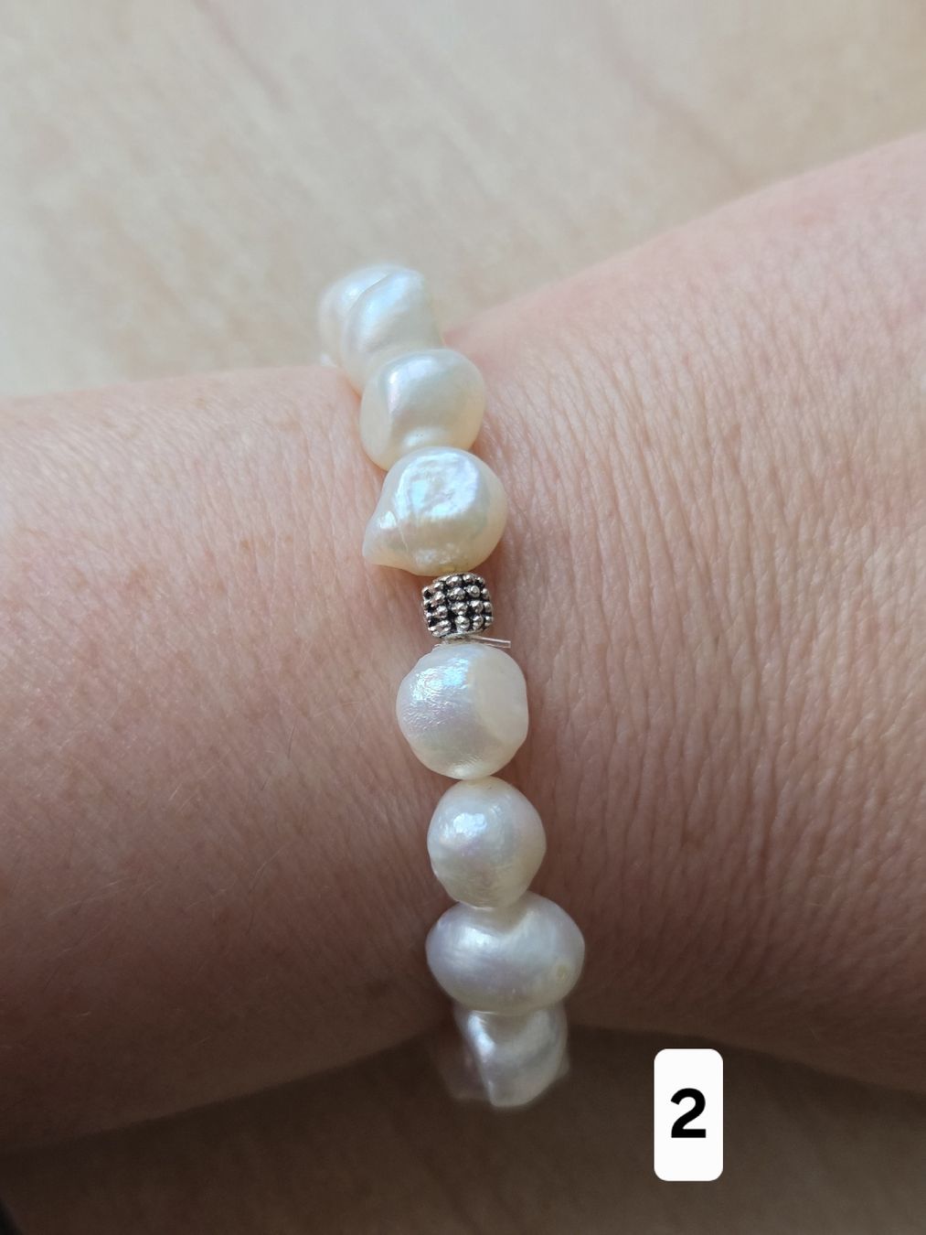 Bracciali & Braccialetti: Süsswasser Perlen Elastarmband Länge 16,5cm  – Usato da Winterthur venduto da katzen07 2