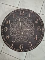 Wanduhr rund Mandala Design Holzoptik 60 cm gebraucht