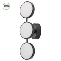 IKEA KABOMBA Wandleuchte/LED 47x14 dimmbar mattiert/schwarz