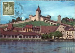 10.V.1960, Maximumkarte Munot Schaffhausen,