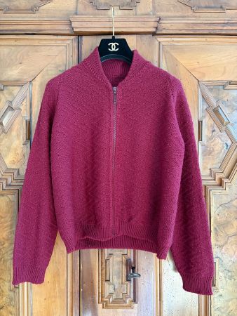 HAND MADE STRICKJACKE Größe M  100 % Wolle