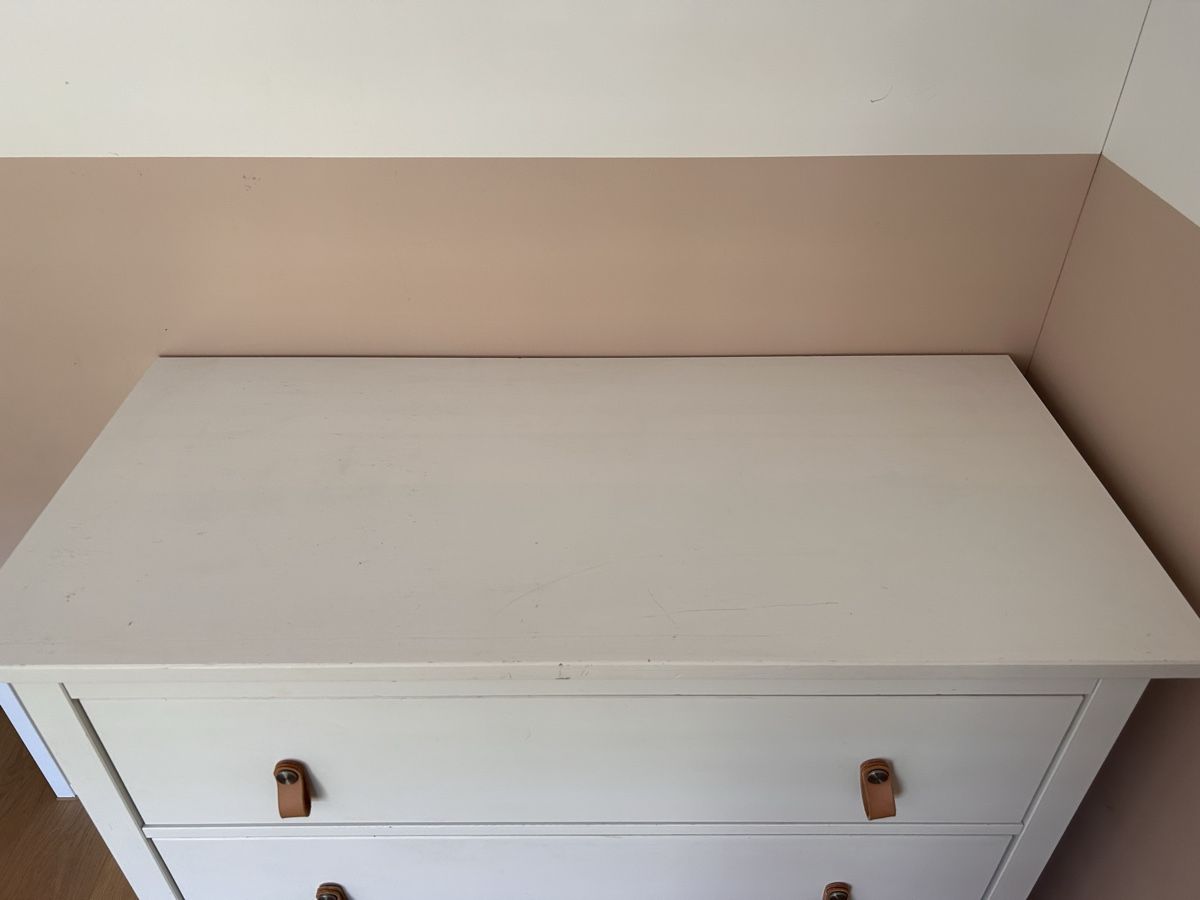 Ikea Kommoden: Ikea Hemnes Kommode weiss mit Ledergriffen – Gebraucht aus Root von pem_xnw7 1