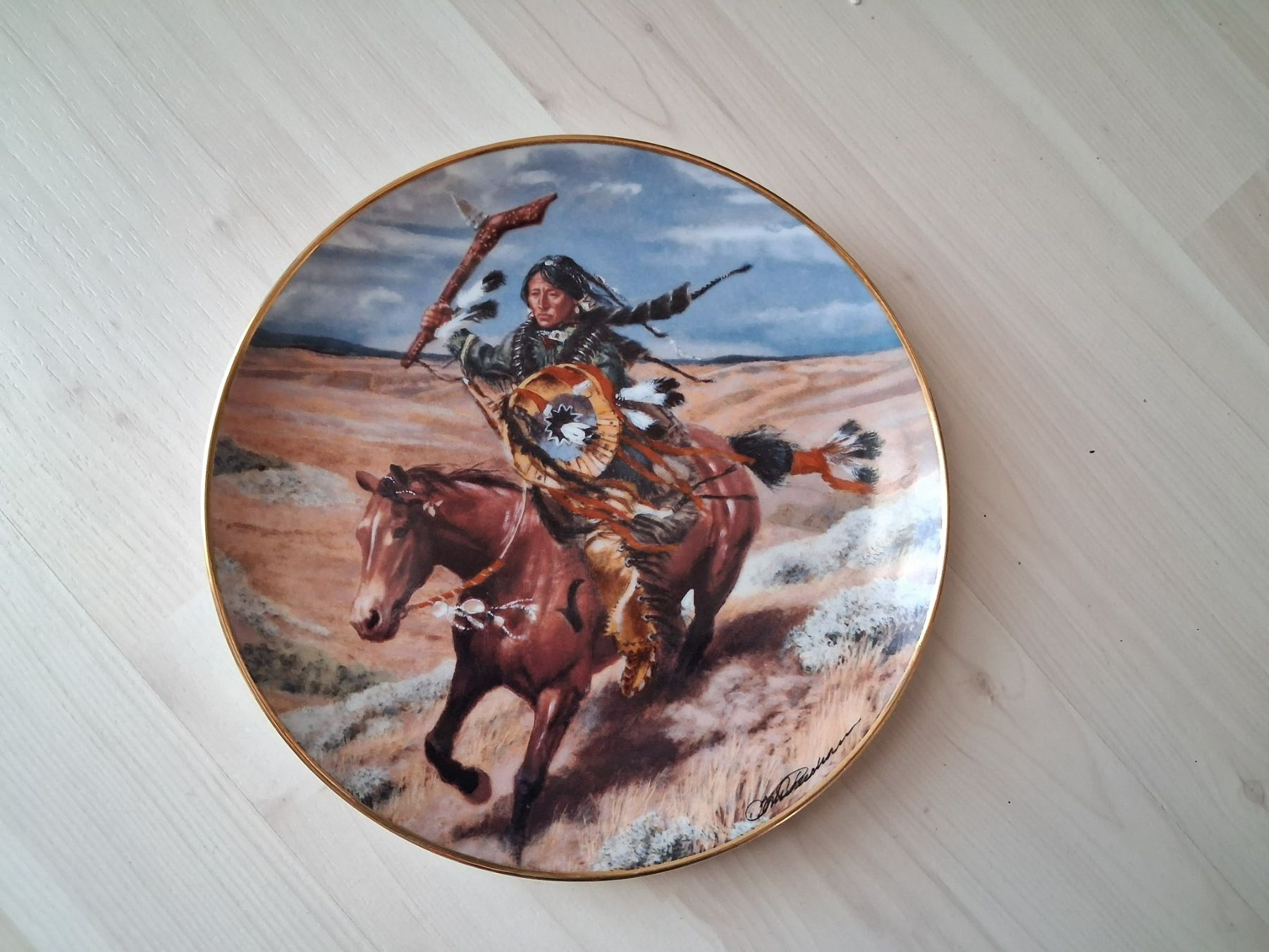 Assiettes: INDIANER TELLER SAMMELTELLER – D'occasion à langnau par Santos1411