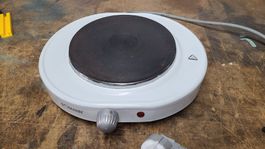 Bomann Kochplatte 1500W weiss gebraucht