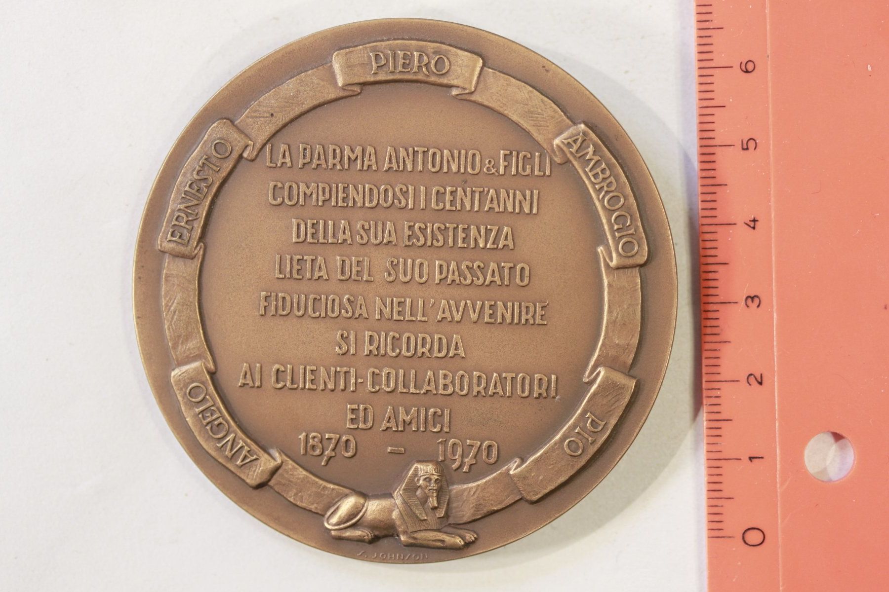 Medaglie: Medaille  Antonio parma 1870-1970 – Usato da La plaine venduto da 762 1
