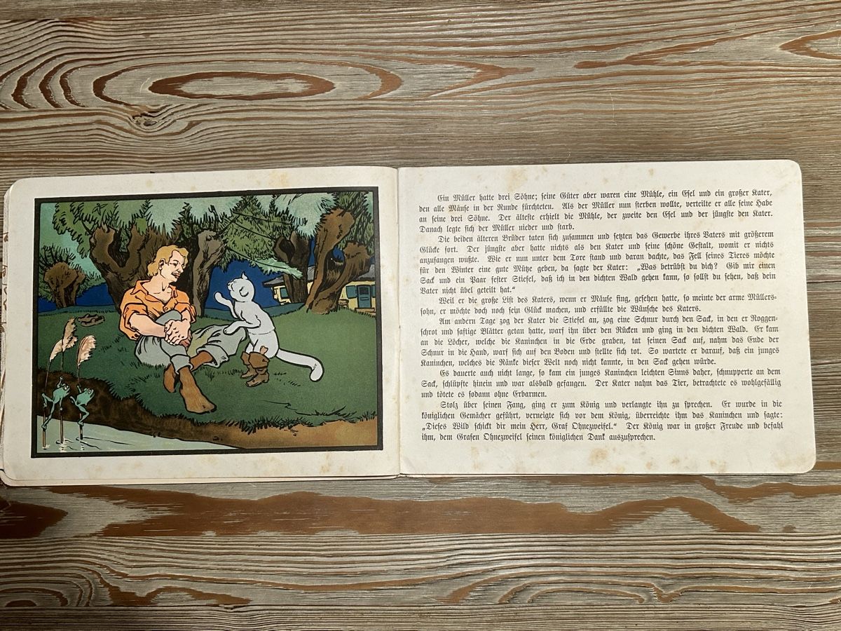 Bücher: Antikes Kinderbuch. Der gestiefelte Kater – Gebraucht aus Düdingen von Reconflo 2