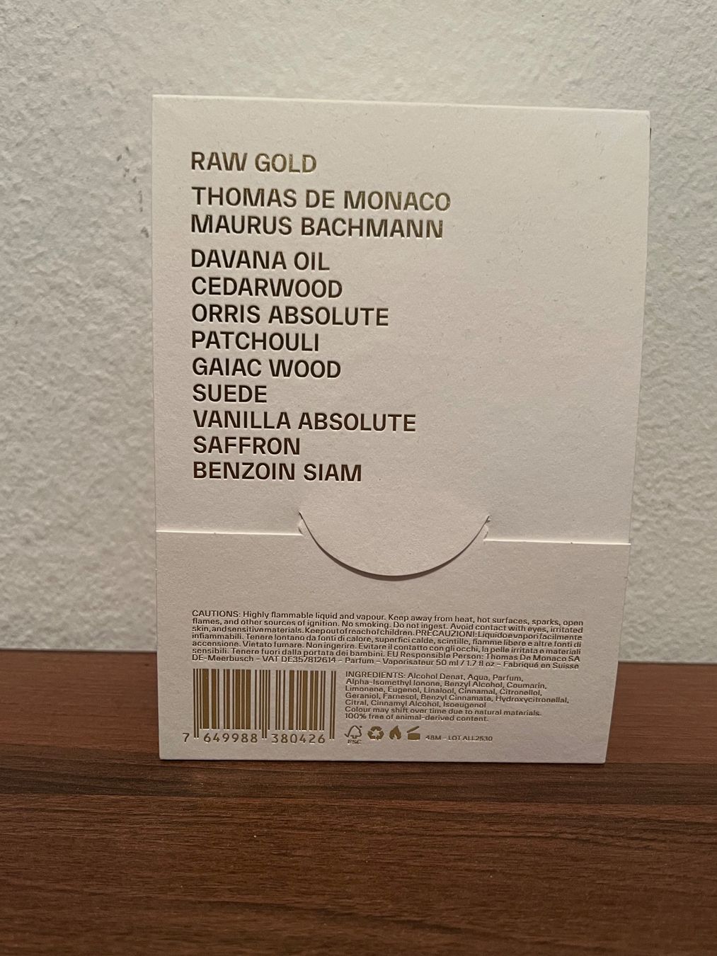 Profumi & Eau de Toilette: Thomas De Monaco Raw Gold, 50 ml, Ungebraucht! – Nuovo (secondo la descrizione) da Dietikon venduto da kRizzzZy96 2