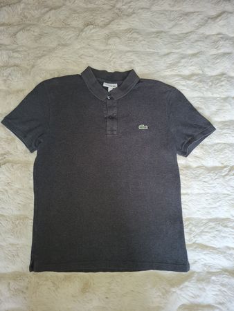 Polo Lacoste Gris Anthracite – Slim Fit – Taille M 