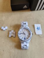 ❗Changer la pile❗Montre Adidas blanche avec maillons suppl.