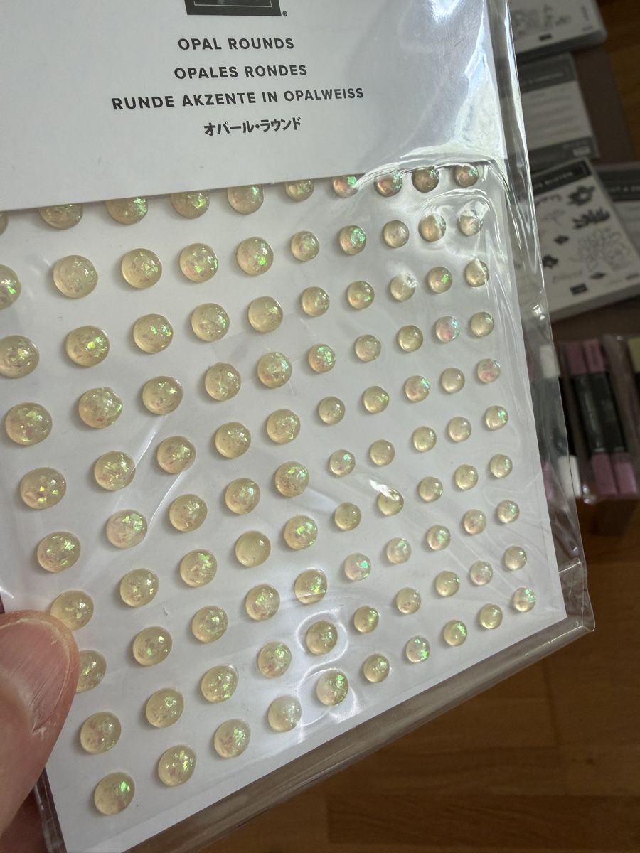 Stampin' up! Timbri: StampinUp  - Glitzersteine Opalweiss – Nuovo e nell'imballaggio originale da Greifensee venduto da Seq 1