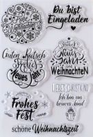 Silikonstempel Frohes Fest / Guten Rutsch