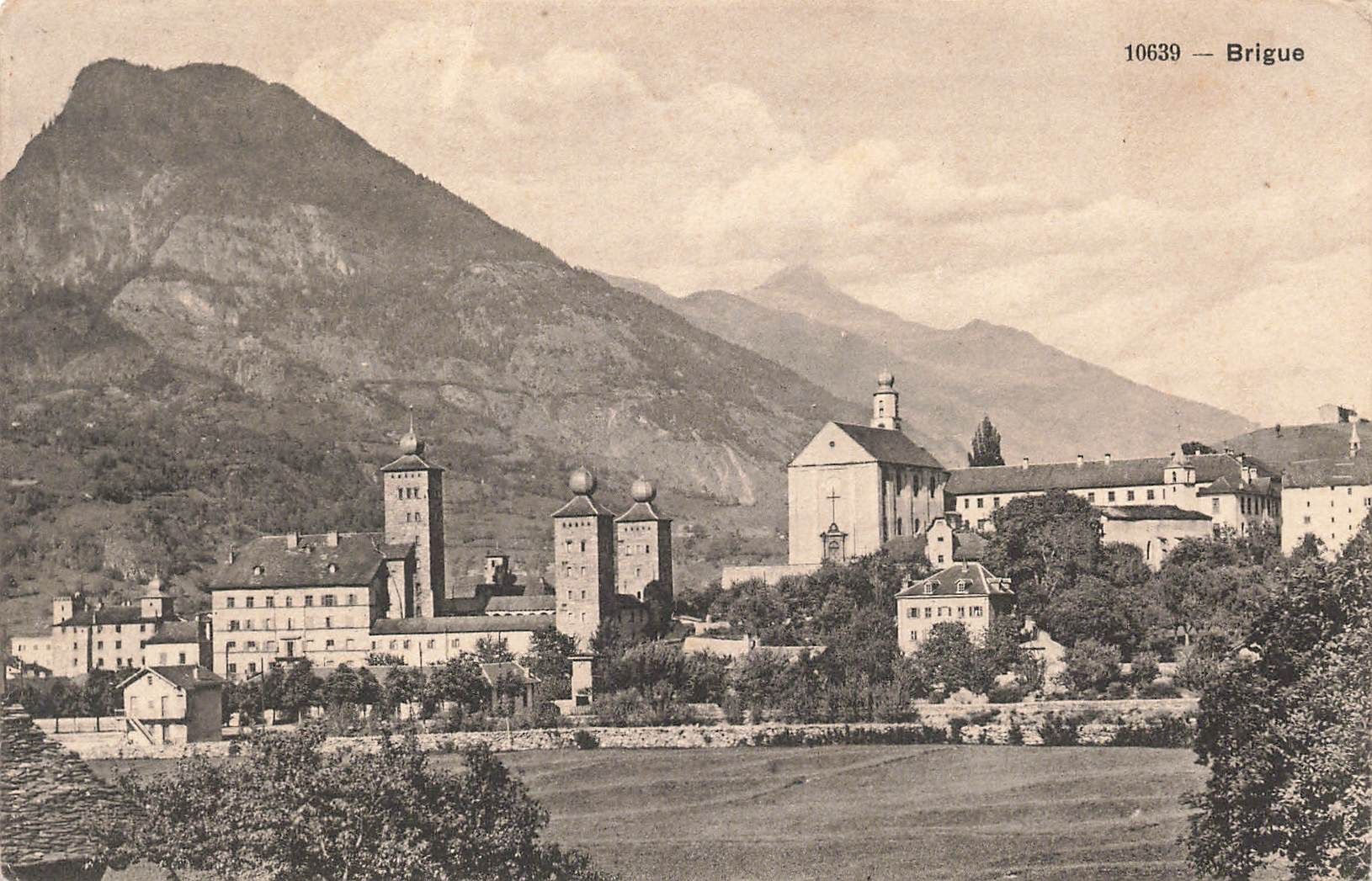 Cartoline postali: Brig VS Panorama Stockalperschloss – Usato da Biasca venduto da Blenio71
