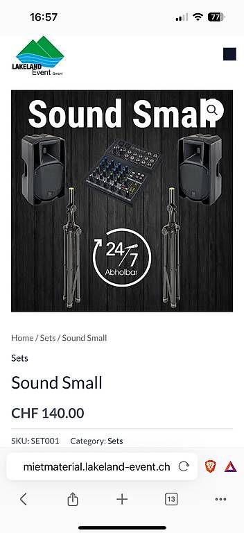 Buoni: Gutschein Sound System – Usato da Walperswil venduto da Powerman2 1