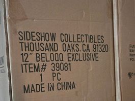 INDIANA JONES DR RENE BELLOQ & IDOL CHAMBER  1/6 sideshow