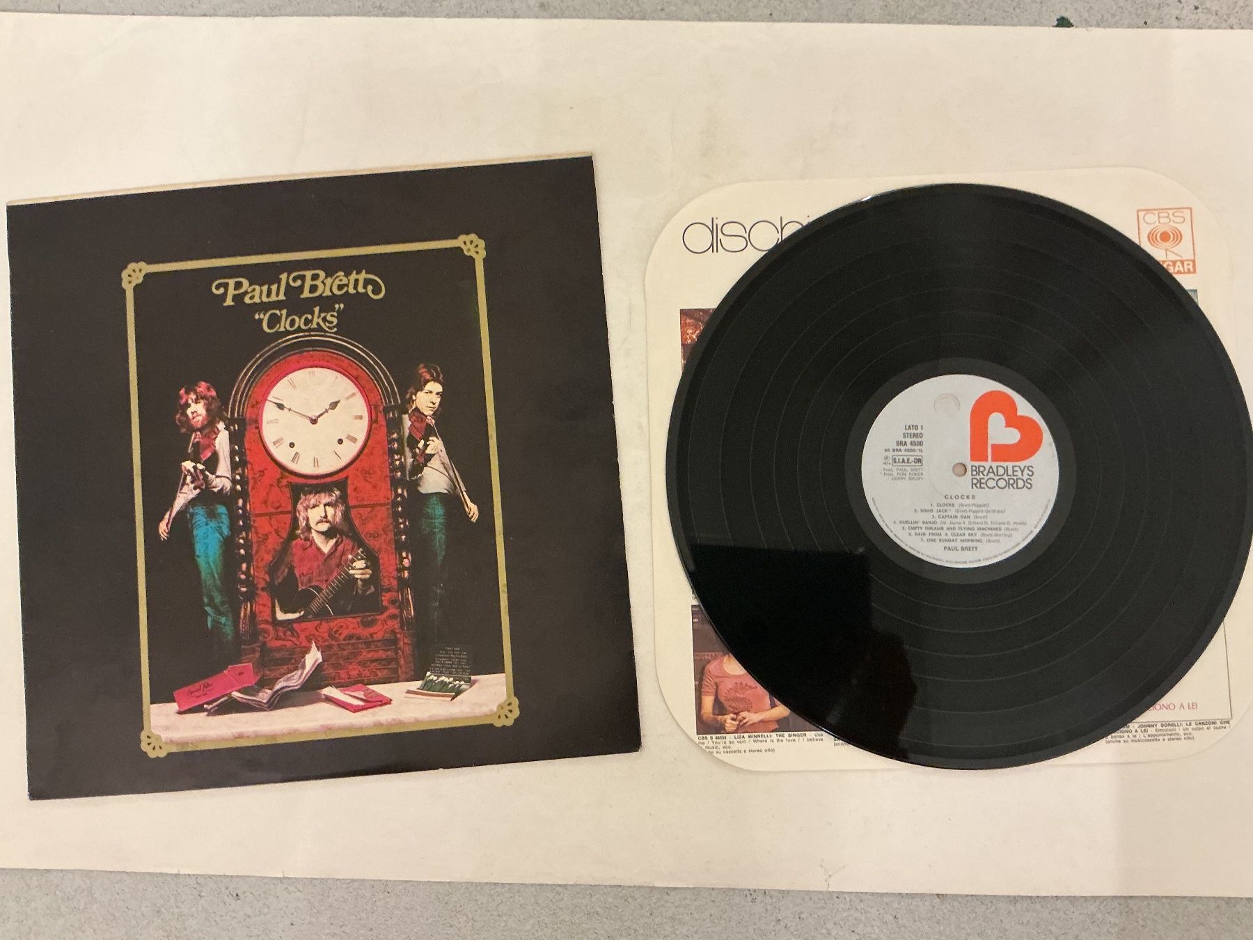 Schallplatten: Paul Brett LP -  Clocks – Gebraucht aus Winterthur von Tumko-Vinyl