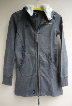 Gaastra Damen-Langjacke mit gefütterter Kapuze Gr. S