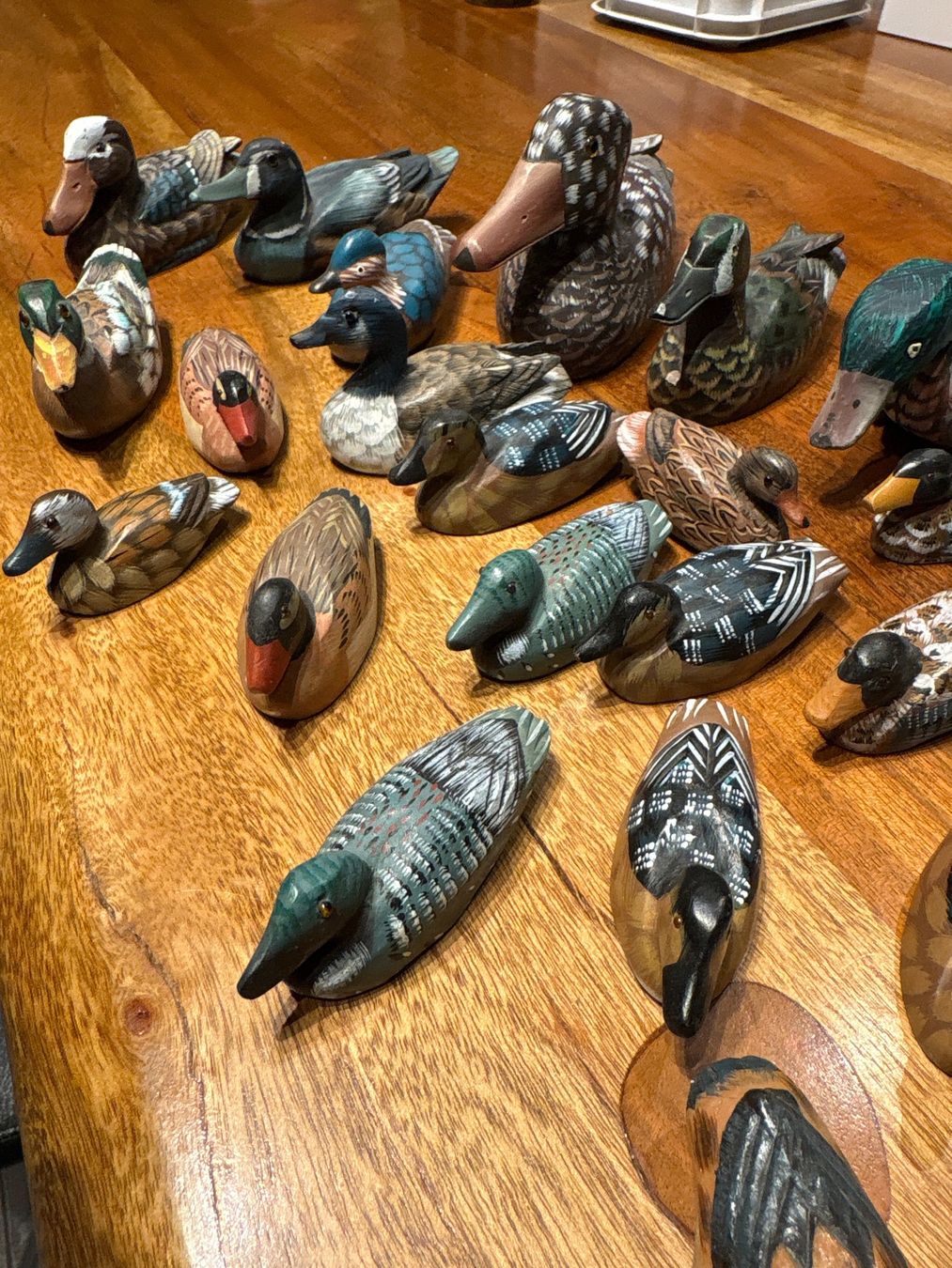 Figuren: Dekorative Enten Holz bemalt – Gebraucht aus Andwil SG von schmei 2