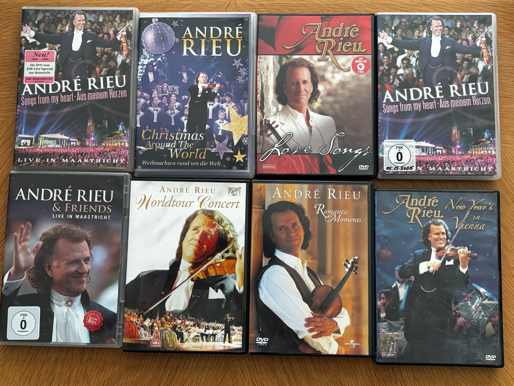Tutti i DVDs: Andre Rieu - DVD-Sammlung - 15 Stück – Usato da Niederurnen venduto da Moeschtli