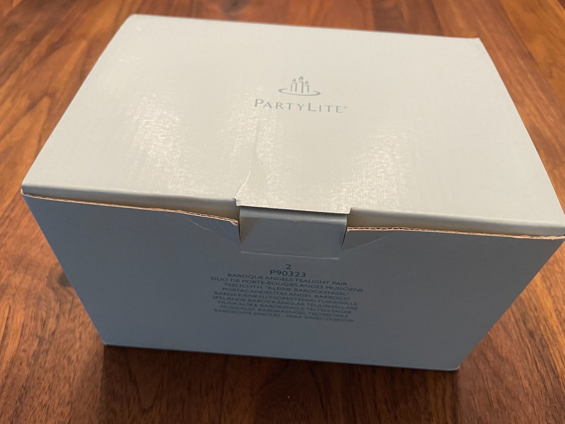 Partylite Portacandele: Teelicht kleine Barockengel PartyLite – Nuovo e nell'imballaggio originale da Niederrohrdorf venduto da Wimabu531 1