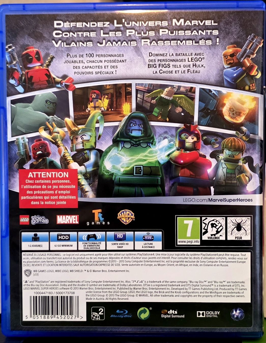 Sony Giochi: LEGO Marvel Super Heroes Ps4  – Usato da Lausanne venduto da qoqyan 1