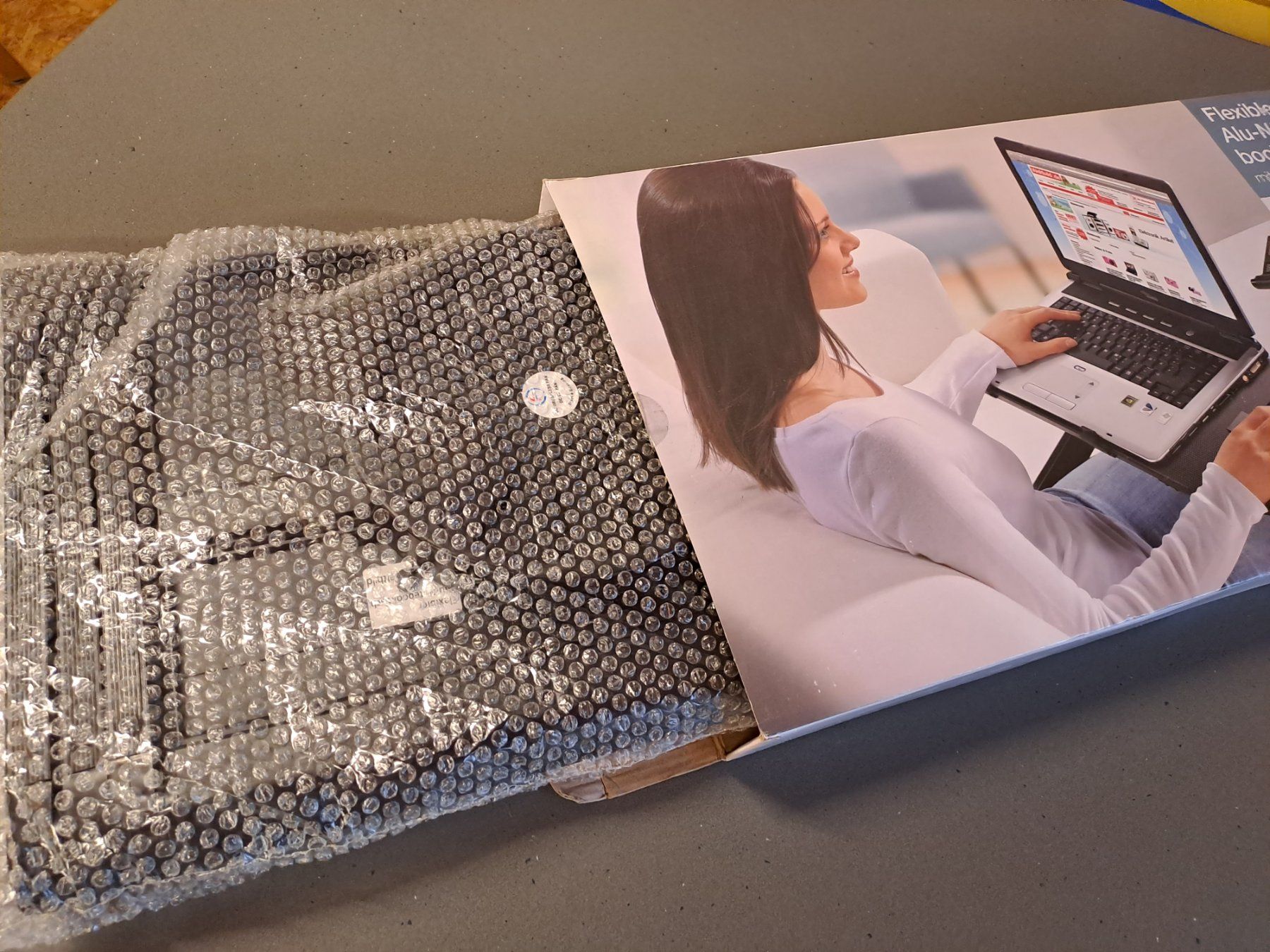 Racks & Cavalletti: Notebook-Tisch aus Alu – Nuovo e nell'imballaggio originale da Werthenstein venduto da Sublix 2