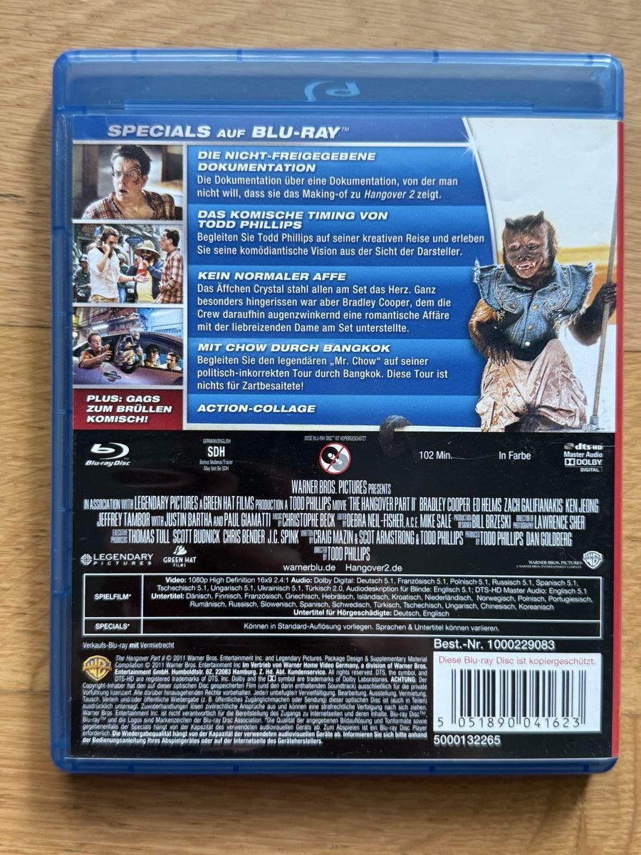 Alle DVDs: Hangover 2 - Blu-ray – Gebraucht aus Kölliken von nerdorado 1