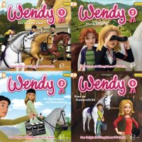 4x Wendy CDs 1-4 - Die Original-Hörspiele zur Pferde-Serie