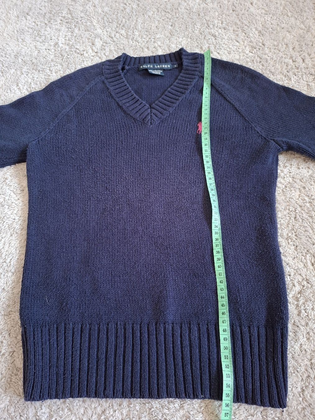 Ralph Lauren Maglioni & Felpe: Pull col V Ralph Lauren bleu marine taille S – Usato da Renens VD venduto da ser_j2fn 5