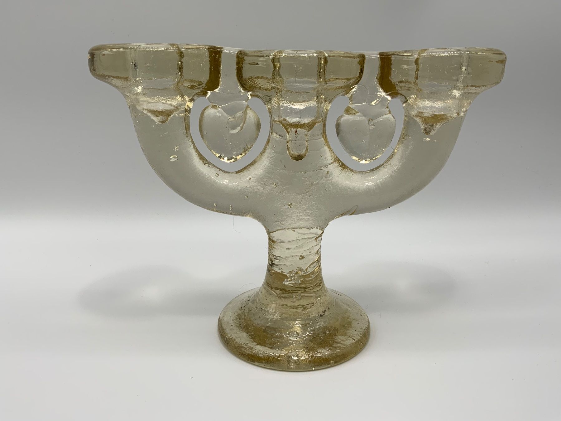 Portacandele: Herz Kerzenständer Pukeberg Glas – Usato da Erlach venduto da silvia3235 2
