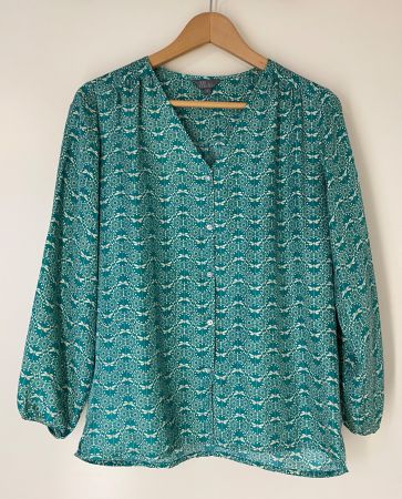 Metis Seidenbluse Damen Gr. S - 100% Seide - 1x getragen
