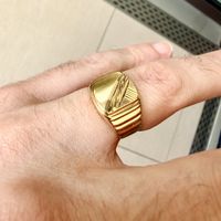 Chevalière en or 18K