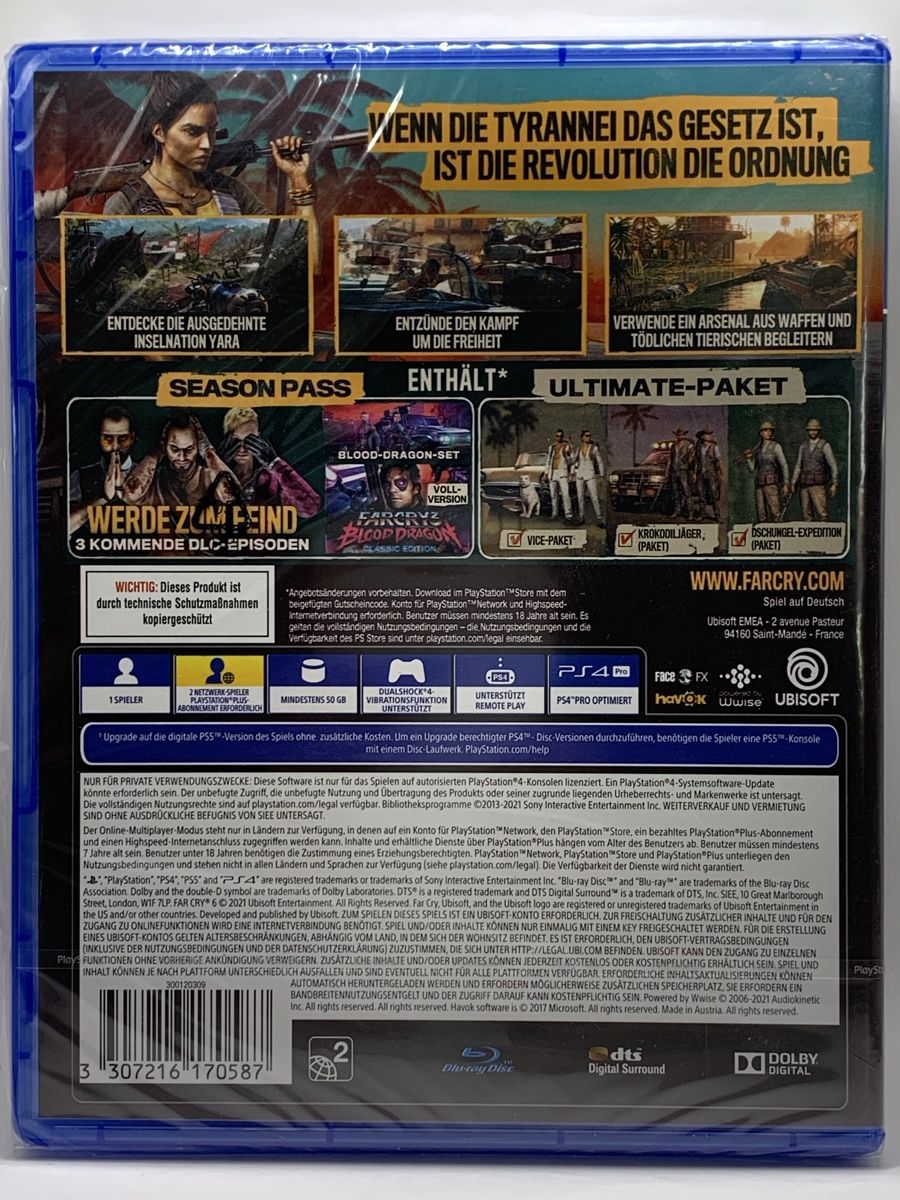 Sony Giochi: Far Cry 6 Ultimate Edition PS4 - Neu & OVP – Nuovo e nell'imballaggio originale da Ostermundigen venduto da RG-Collector 1