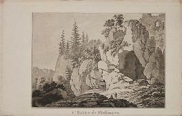 Pfeffingen Aquatinta um 1810