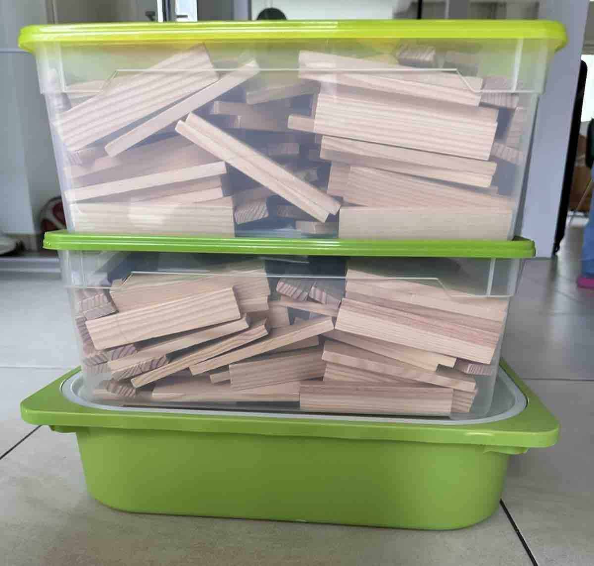 Kapla Kit di costruzioni: Jeu de construction Kapla, état acceptable – Usato da Versoix venduto da JMD17 1