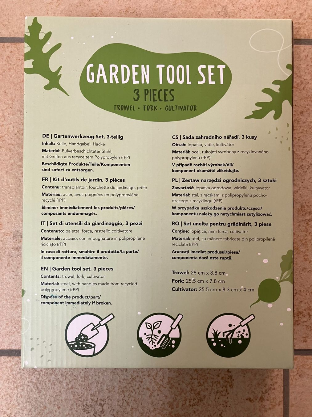 Tutti gli attrezzi: 3-teiiges Gartenwerkzeugset ***NEU*** – Nuovo e nell'imballaggio originale da Solothurn venduto da Tomtom2910 1