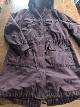Tolle braune Übergangsjacke/Parka schokoladenbraun,44