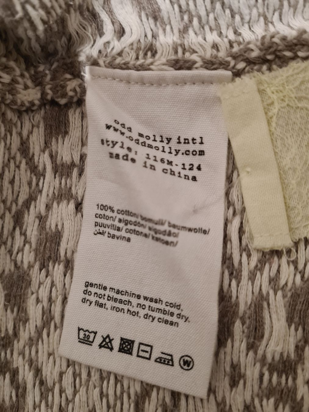 Odd Molly Cappotti: ODD MOLLY STRICKMANTEL TAUPE/BEIGE GR 2 – Usato da Adlikon venduto da jahr01 8