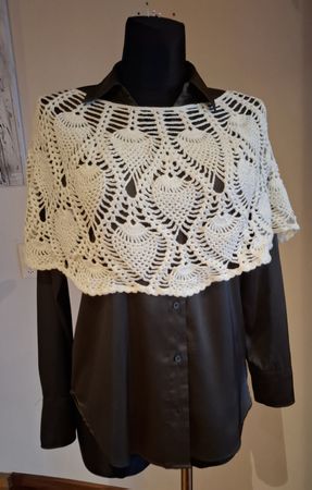 Cape, boléro en crochet fait main, neuf, idée cadeau