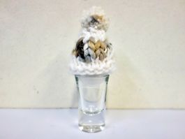 Handgestrickte Eierwärmer Mütze Handarbeit gestrickt neu