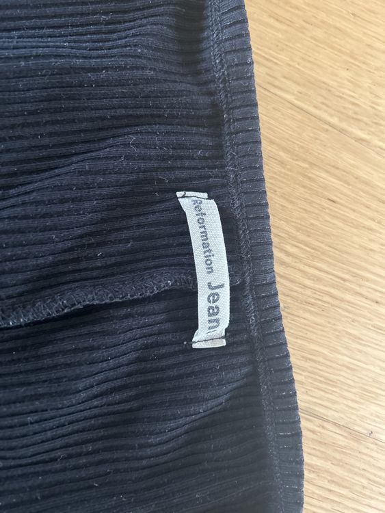 Reformation Black Bluse 2