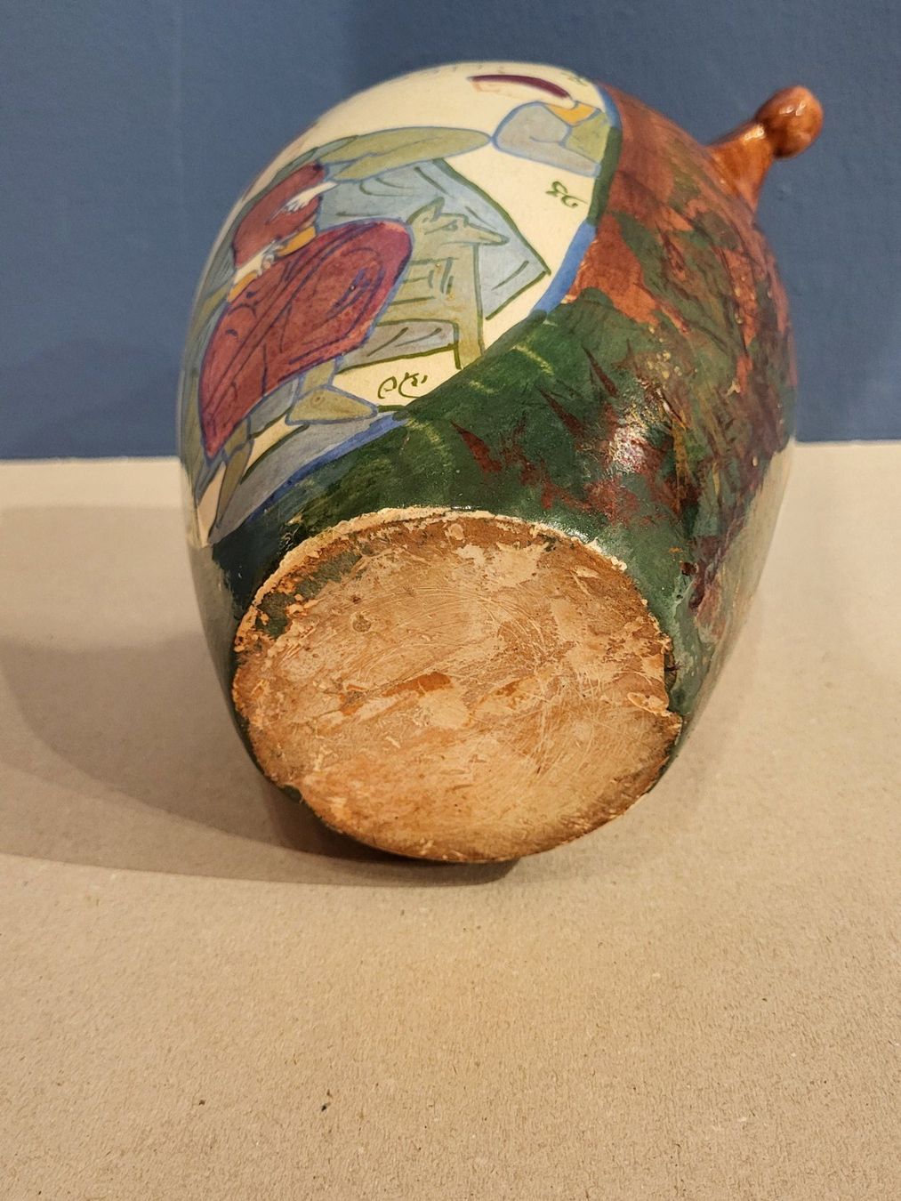 Tutte le decorazioni: Terracotta Dose mit Deckel Dekorativ – Usato da Zürich venduto da BOAC1943 6